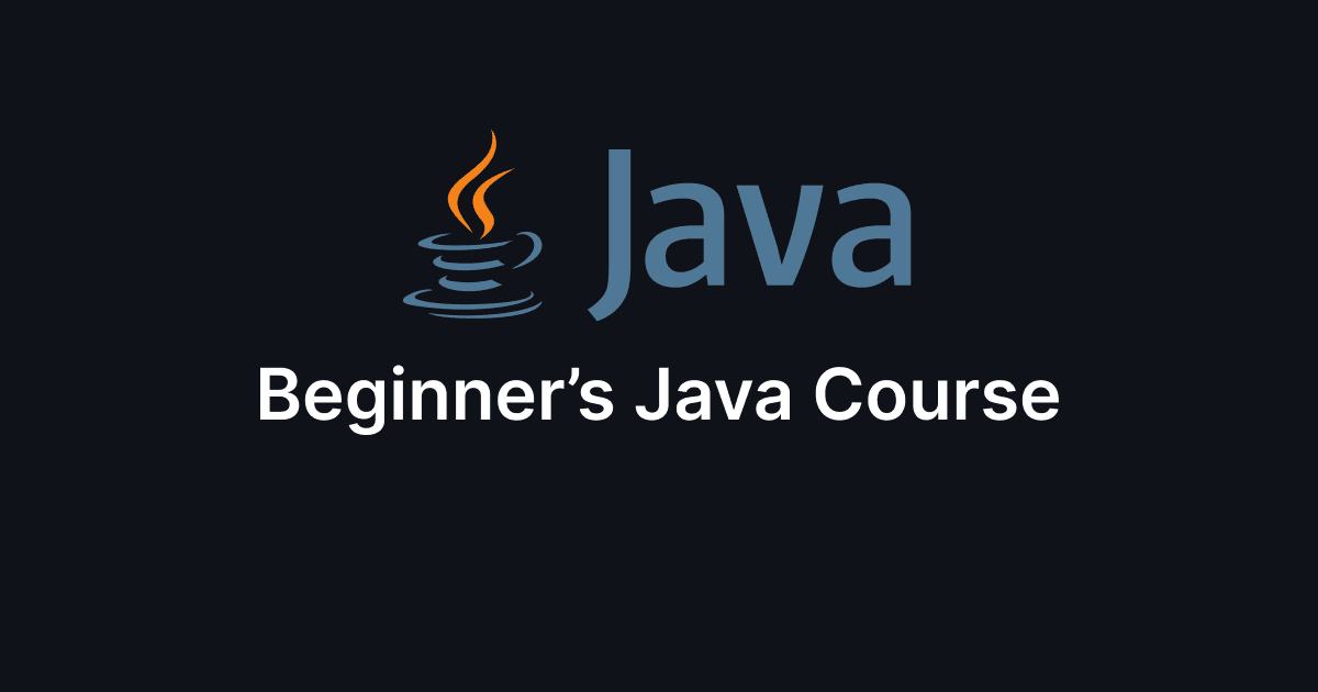 Java for Begineers